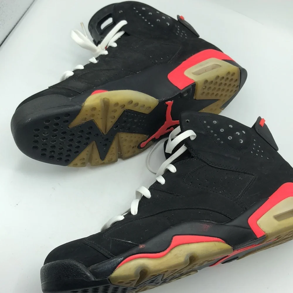Nike Air Jordan 6 Retro Black Infrared 23 2014 Men’s Size 9.5 384664-023